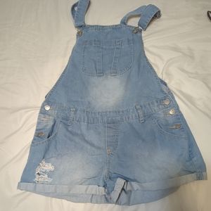 Cotton-on one piece denim overalls